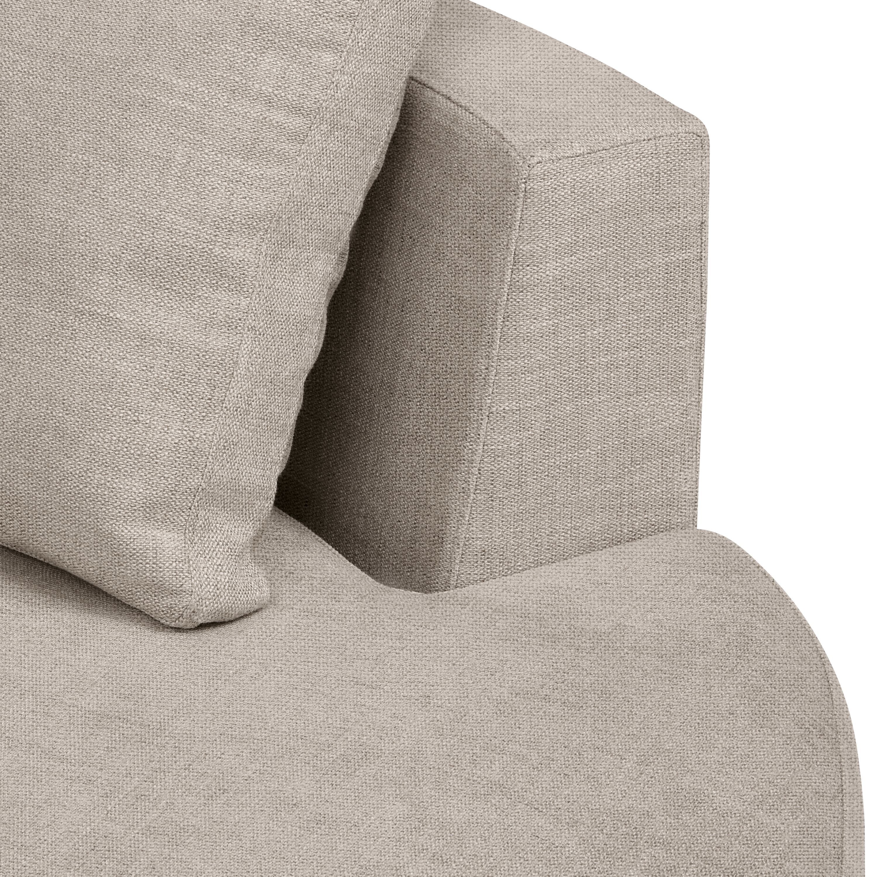 DIENER Ecksofa - Beige / B: 309.0 cm x T: 148.0 cm x H: 81.0 cm