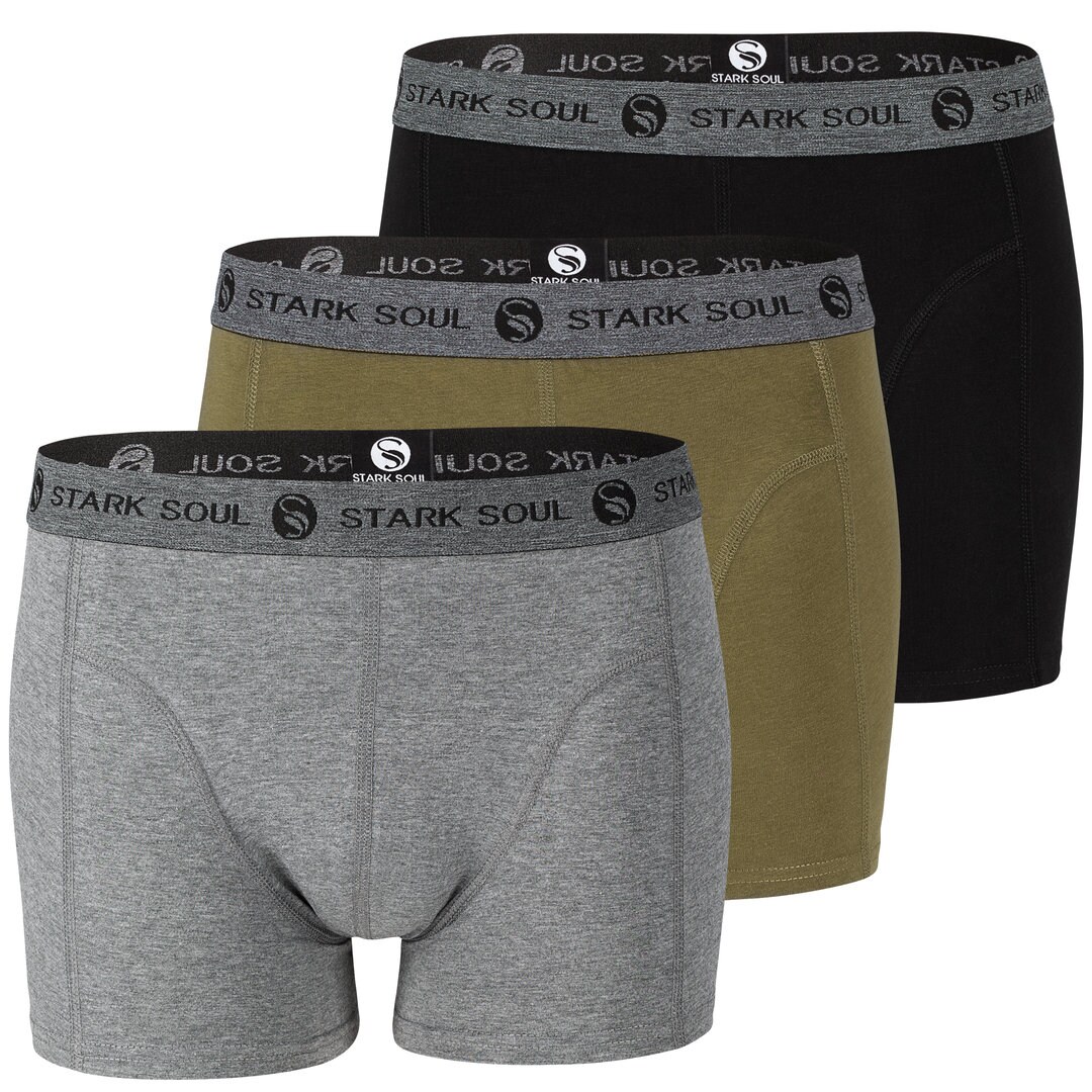 Stark Soul® Retro-Boxershorts 3'er Pack