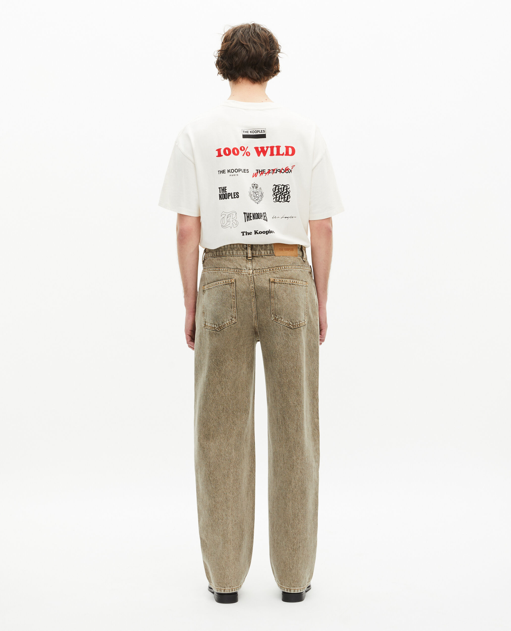 Jean droit olive