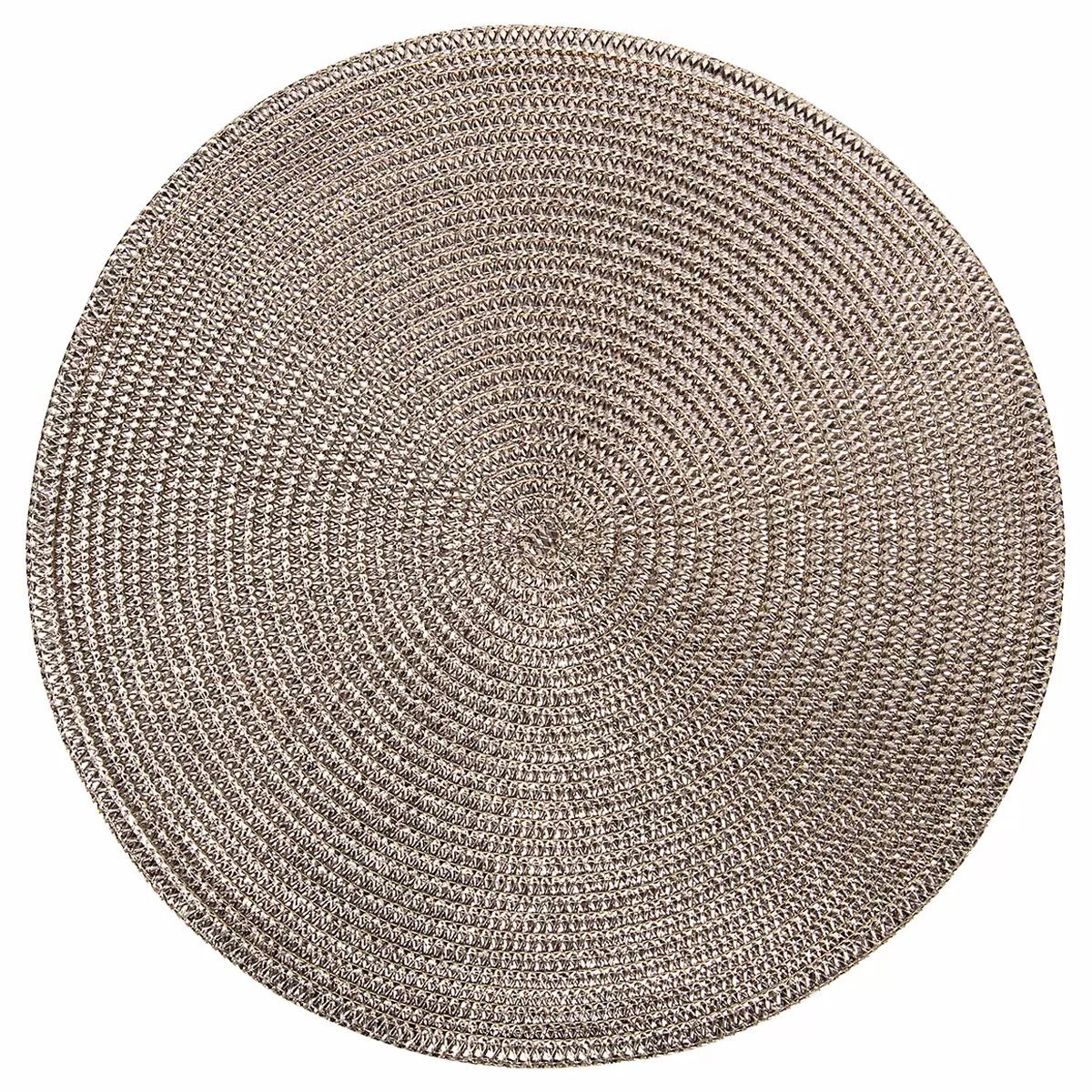 Tischset Rund Bast Metallic rosa,gold