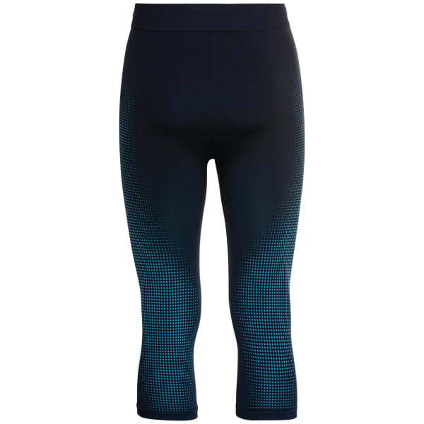 Collant thermique ODLO BL BOTTOM 3/4 PERFORMANCE WARM ECO DARK SAPPHIRE - STUNNING BLUE