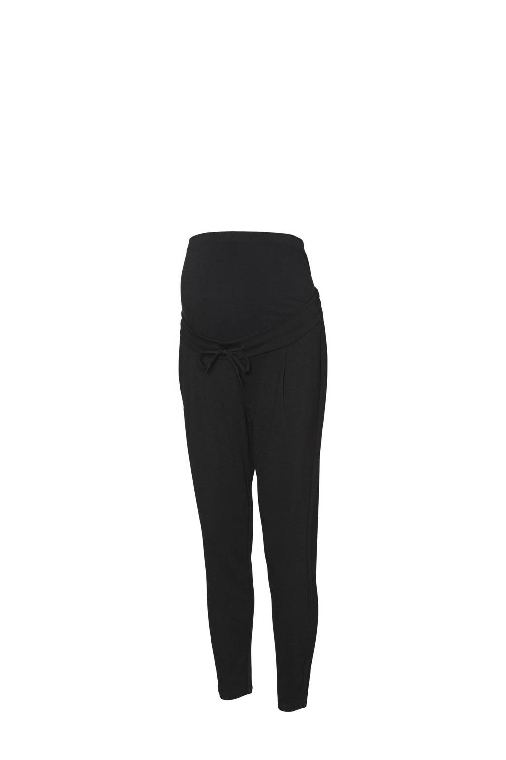 VERO MODA MATERNITY slim fit broek VMMEVA zwart