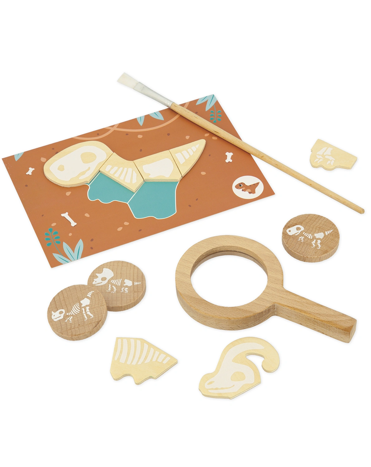 Puzzle DINO-AUSGRABUNG aus Holz