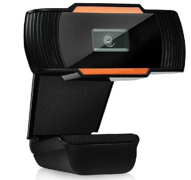 12MP pixels HD 360 Webcam USB PC Bærbar Kamera Sort