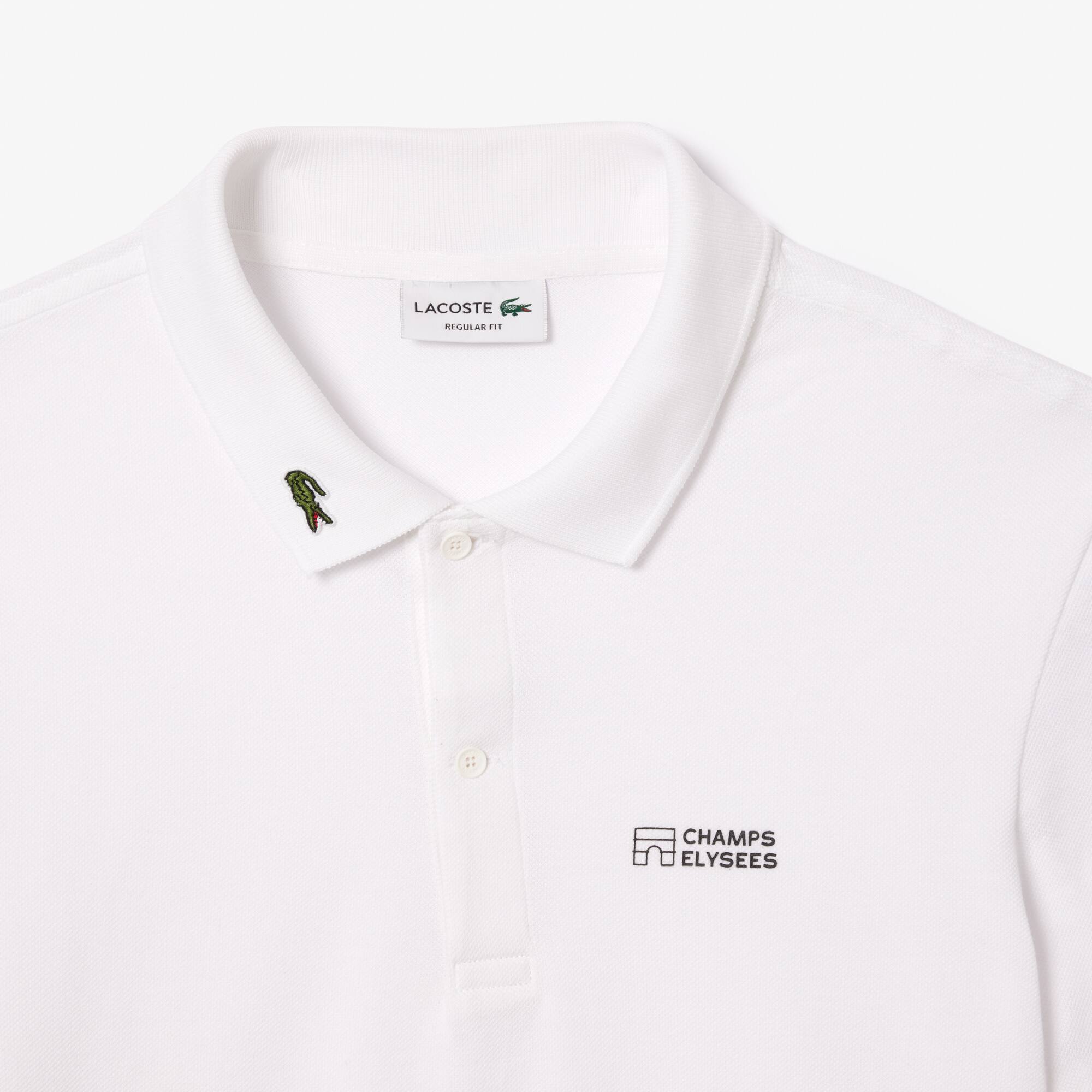 Originales L.12.12 Champs-Élysées-Print Poloshirt Kurze Ärmel - Weiss - Lacoste - Herren