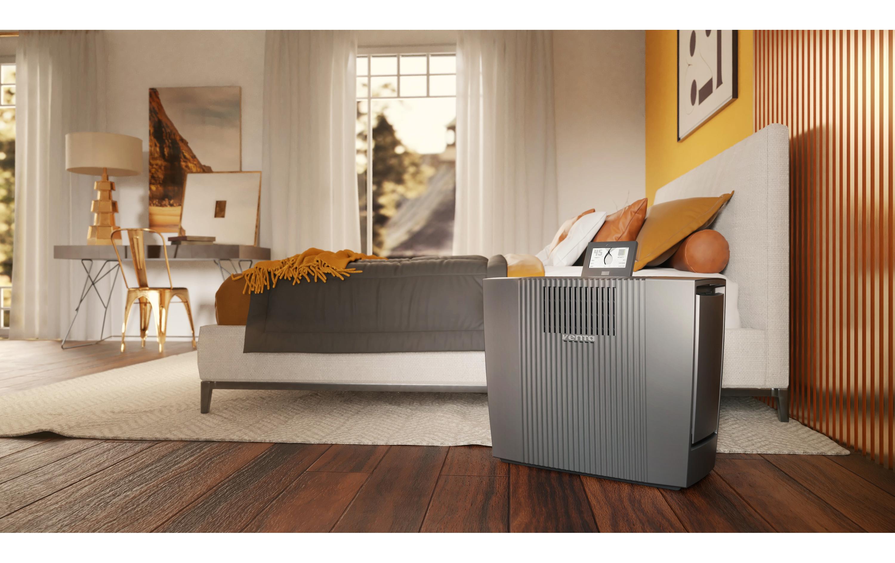 Luftreiniger AP902 Professional Grau, 75 m²<br>Luftreiniger, der die Raumluft von Allergenen, Feinstaub & Viren befreit
