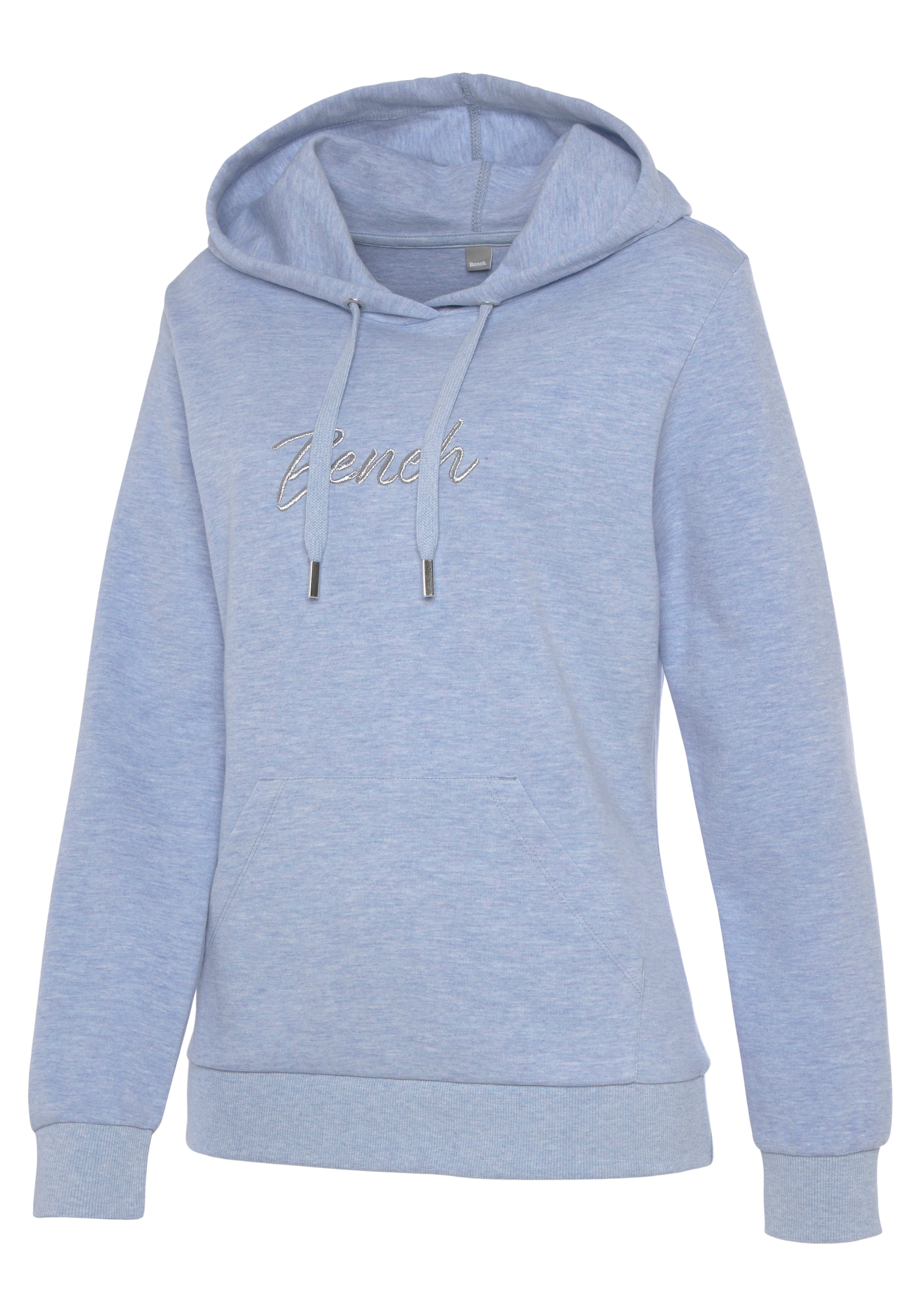 Bench. Loungewear Kapuzensweatshirt , mit glänzender Logostickerei, Loungewear, Loungeanzug