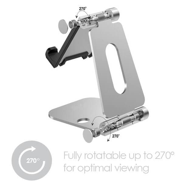 Desire2 tablet- og smartphone-holder (sort)