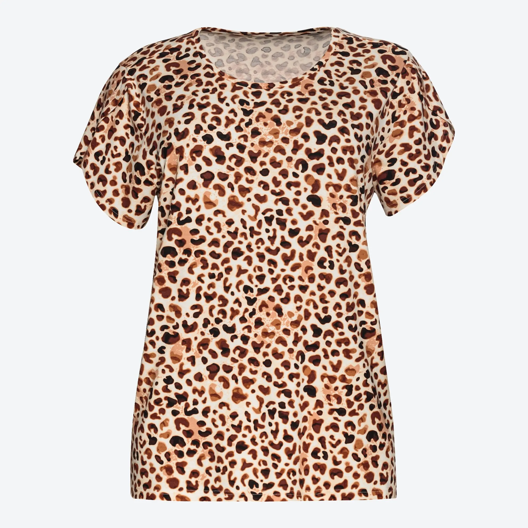Damen-Shirt mit Animal-Print, große Größen