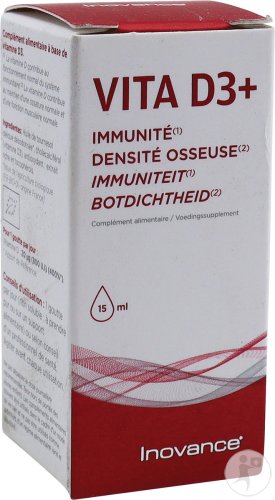 Inovance Vita D3+ Immunité Et Densité Osseuse Flacon 15ml