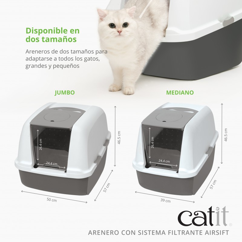 Caixa de areia fechada Catit com Airsift
