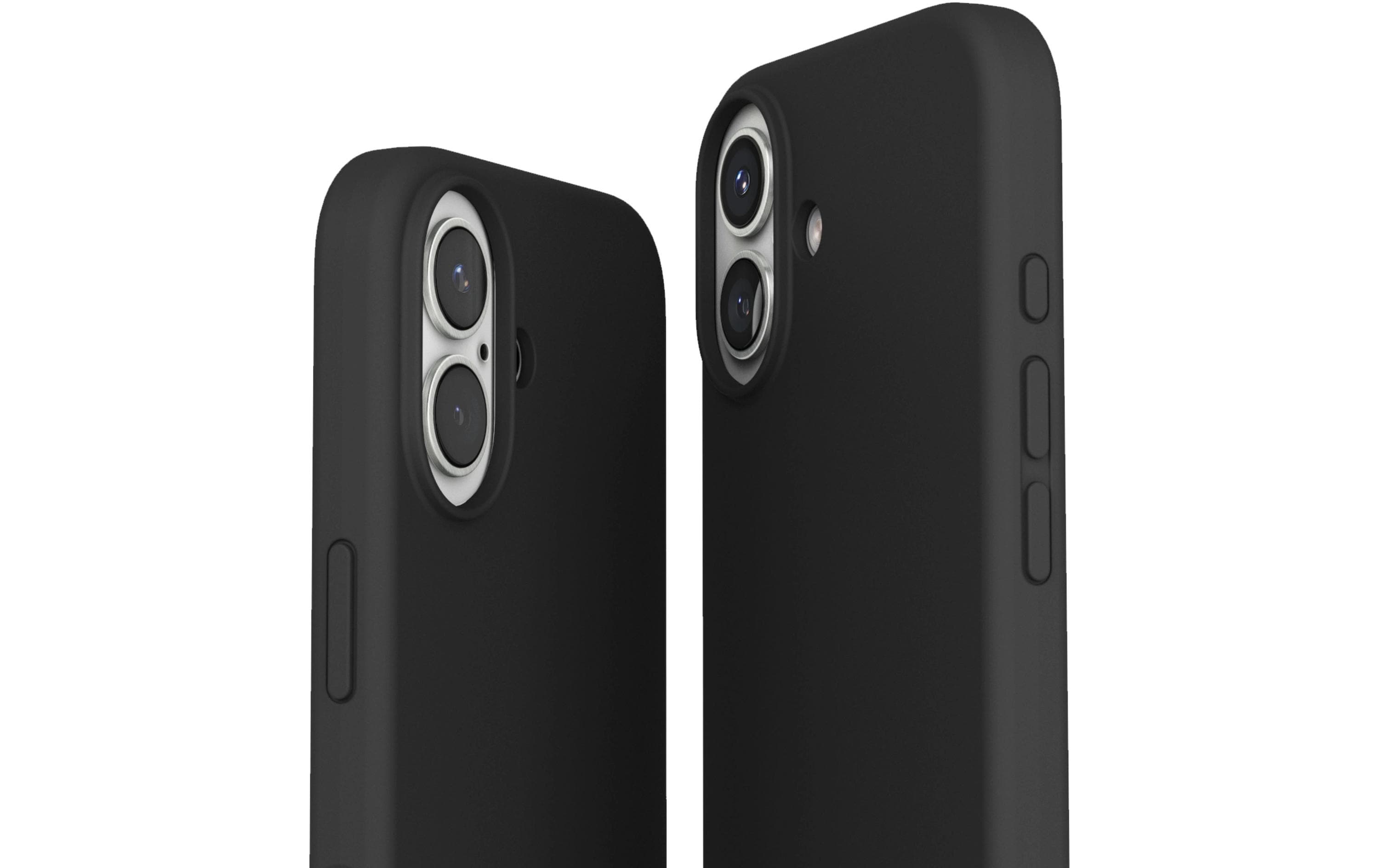 Back Cover Soft Silicone iPhone 16 Plus BlackSilicone Backcover für das Apple iPhone 16 Plus