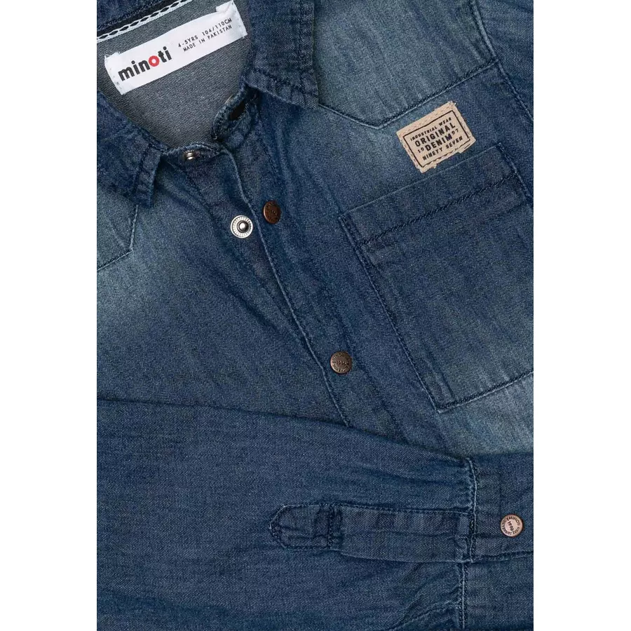 MINOTI Jeanshemd Blau