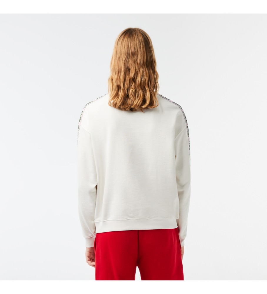 Moletom branco casual Lacoste