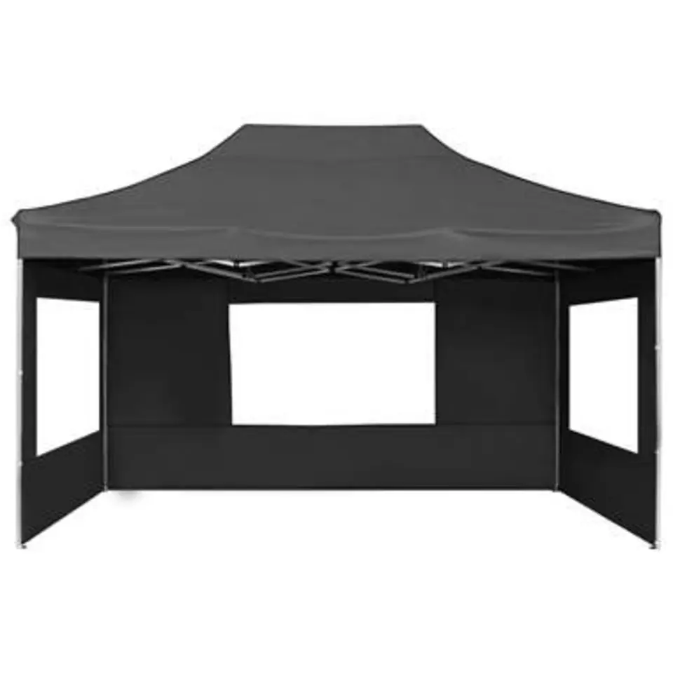 vidaXL - Partytent - Antraciet - Stof - 4.5 x 3 m