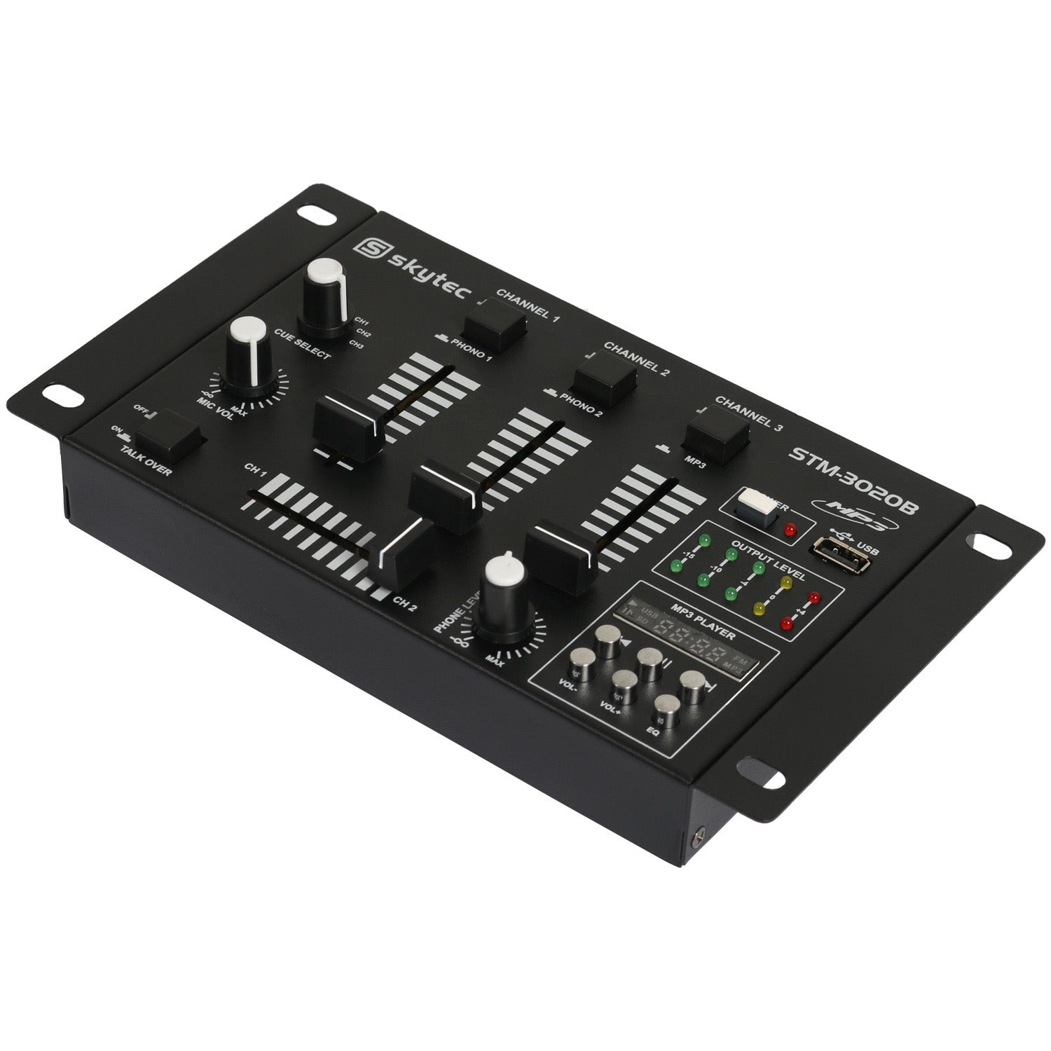 Skytec STM-3020B 6-kanaals DJ mixer USB/MP3