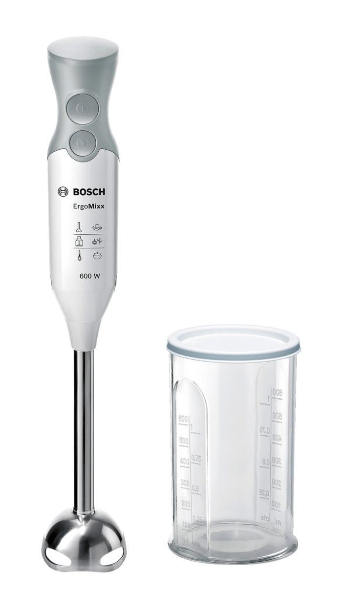 Bosch MSM66110 blender Staafmixer Grijs, Wit 600 W