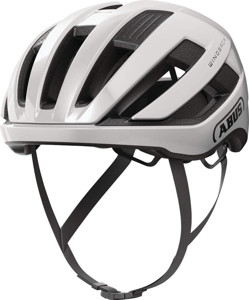 ABUS WingBack Cykelhjelm Shiny White