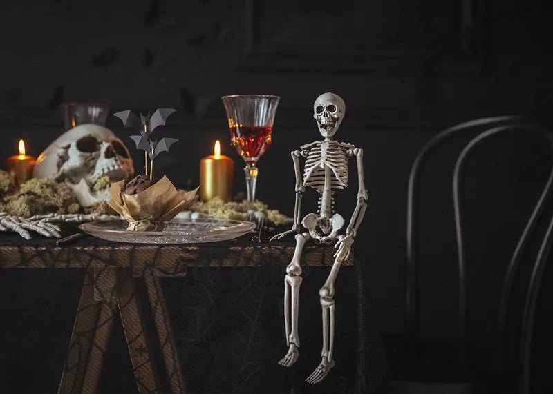 Halloween Skelet Wit 40cm