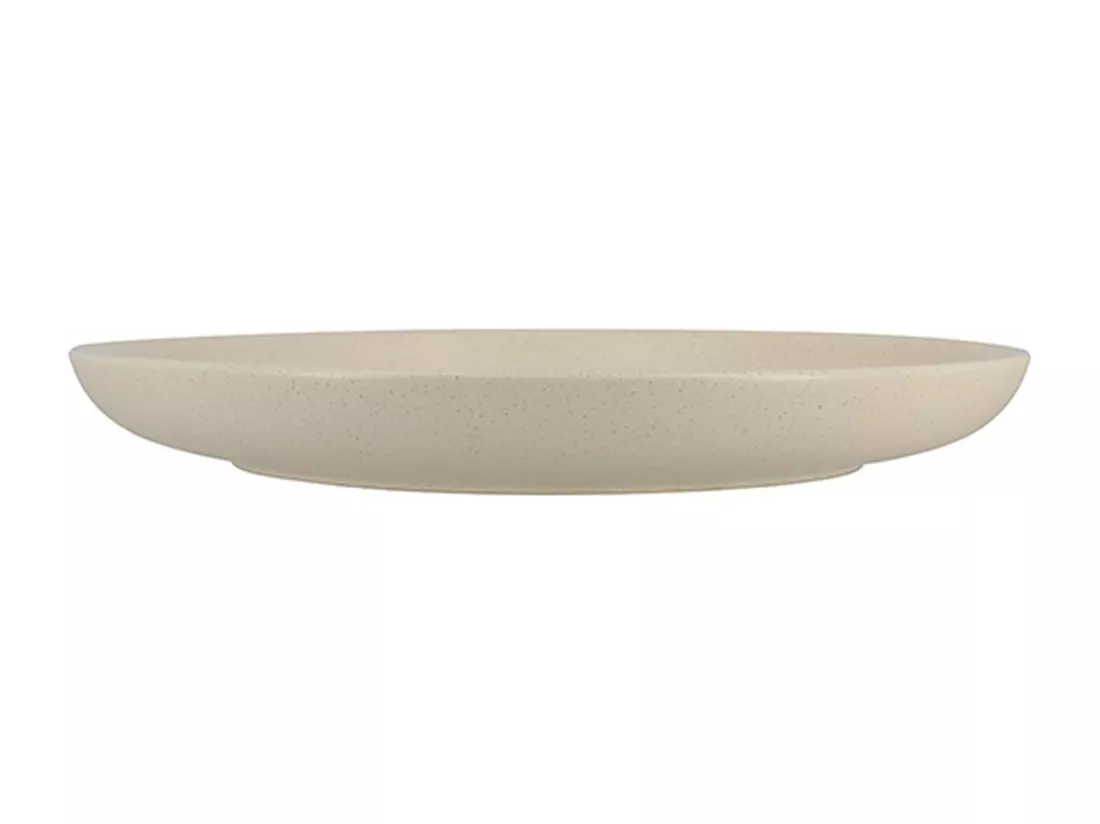 Novastyl - Lot 6 Assiettes Plates Arita 27cm En Gres Beige
