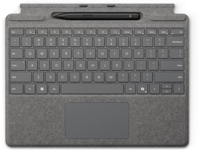 Microsoft Surface Pro Keyboard mit Slim Pen 2 (CH-Layout) Tastaturcover und Eingabestift für das Surface Pro 8, Pro 9, Pro 10 und Surface Pro 11