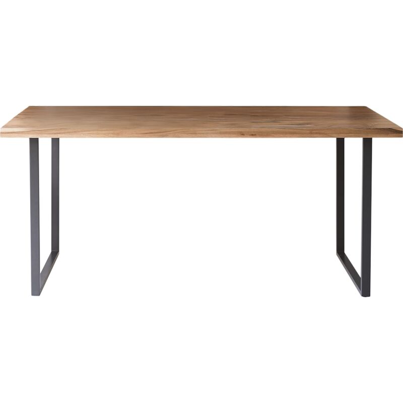Table Temis en bois d'acacia et métal L 175 x P 90 cm, 6 personnes