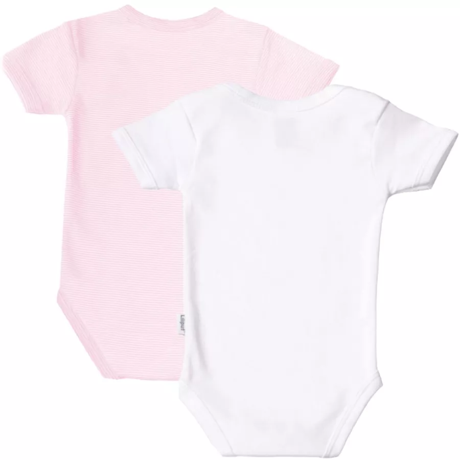 Liliput Baby-Body (Set, 2-tlg.) Wunschkind rosa geringelt, weiß