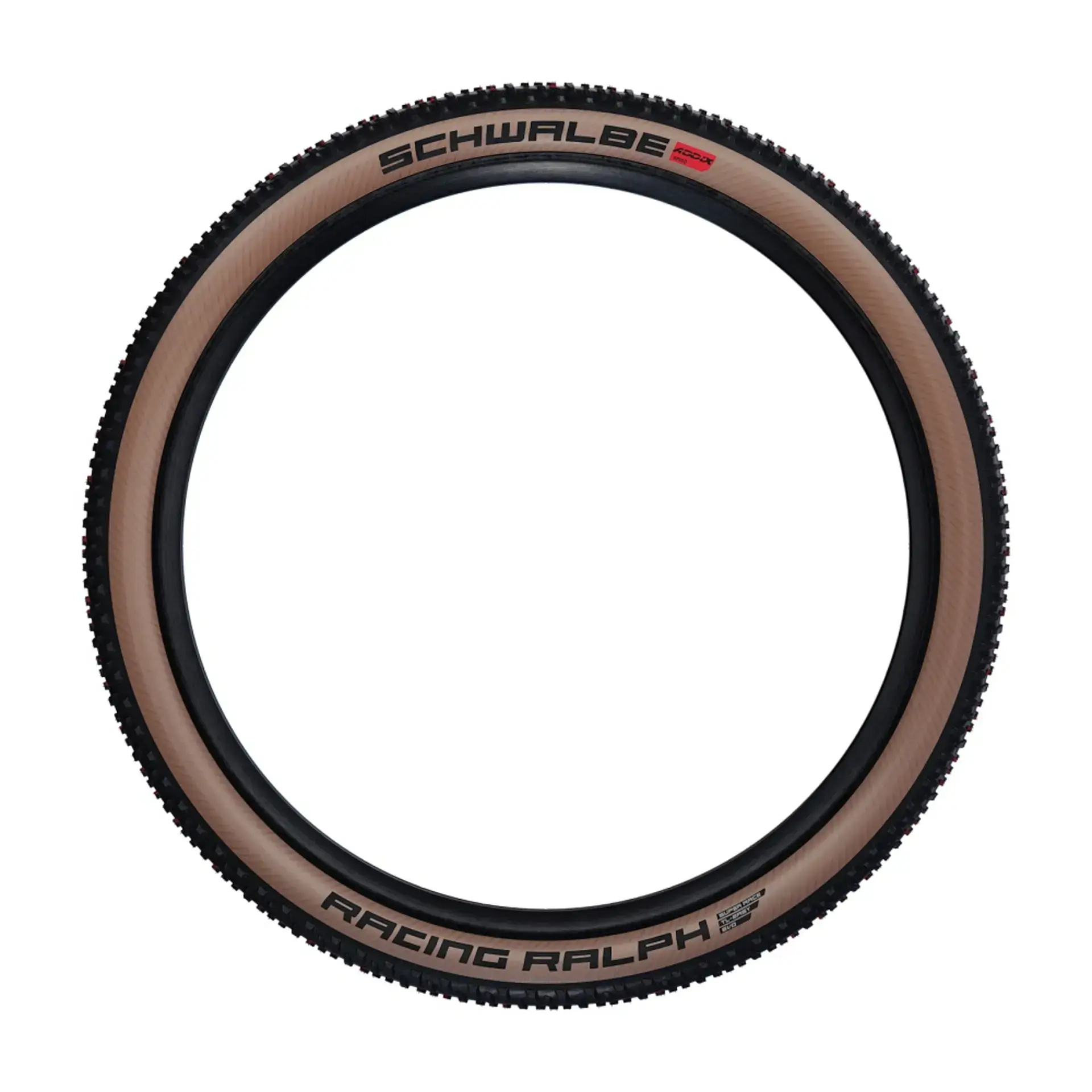 Schwalbe Racing Ralph Addix Speed Evo SuperRace TLE MTB Band Zwart/Skinwall