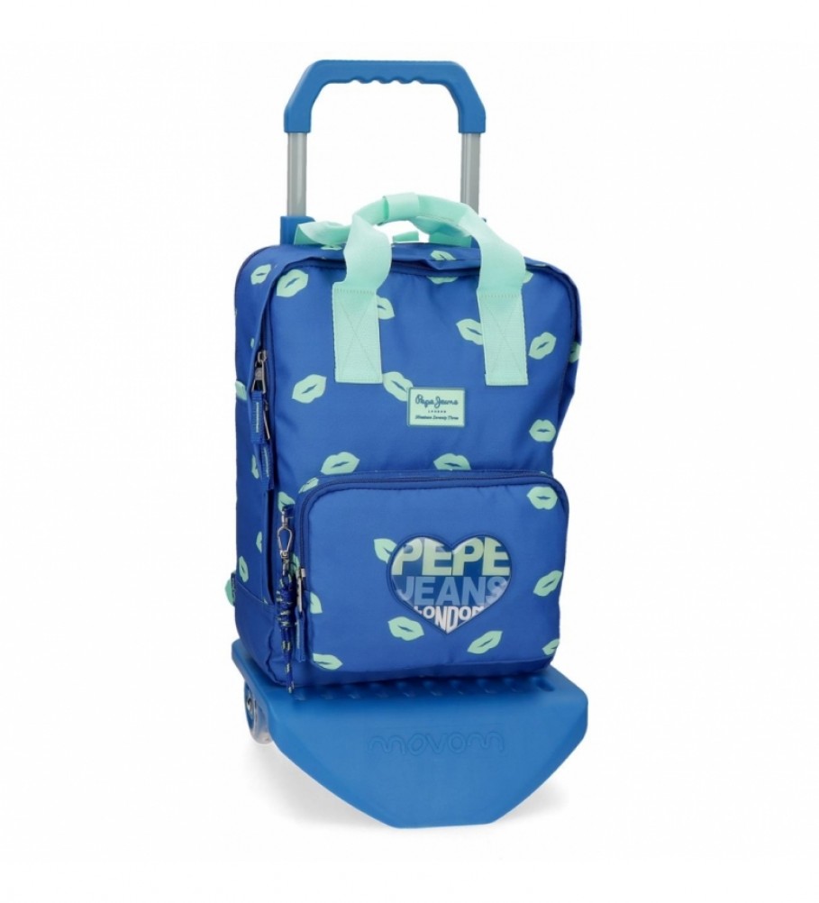 Mochila para computador Pepe Jeans Ruth com rodinhas - 30x40x13cm -