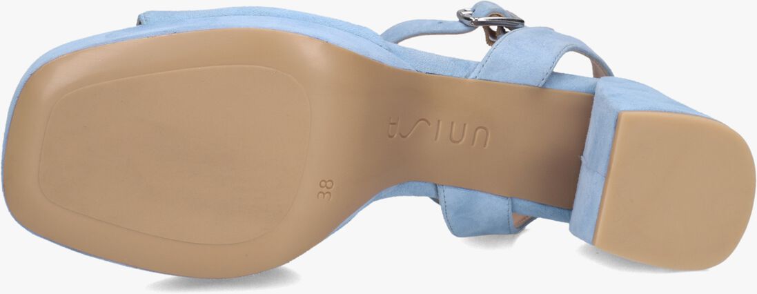 blauwe unisa sandalen met hak ney