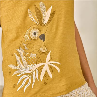Pyjama femme motif perruche - DODO HOMEWEAR