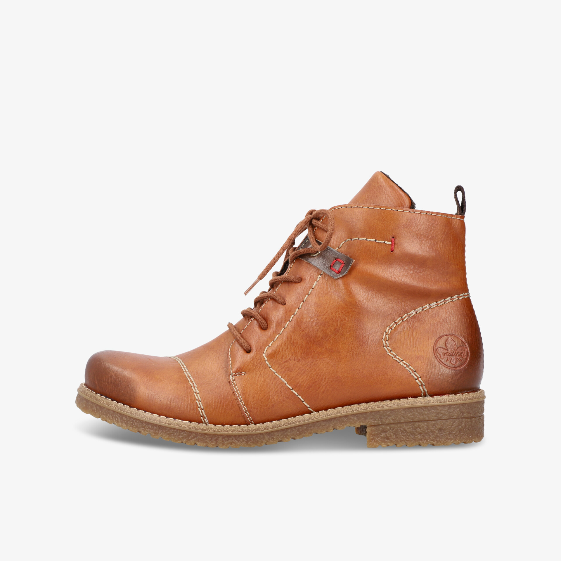 rieker Damen Schnürstiefeletten braun