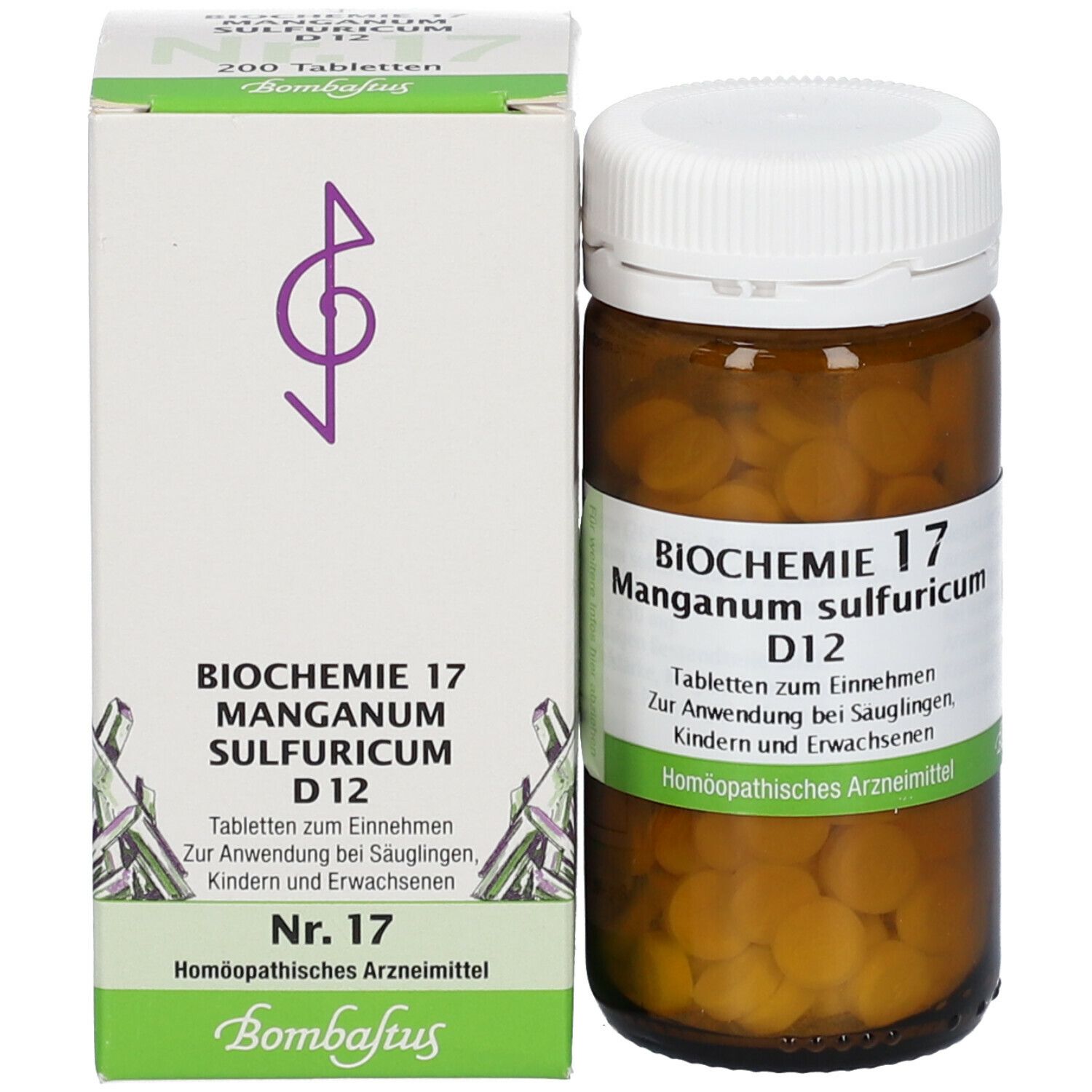 BIOCHEMIE 17 Manganum sulfuricum D 12