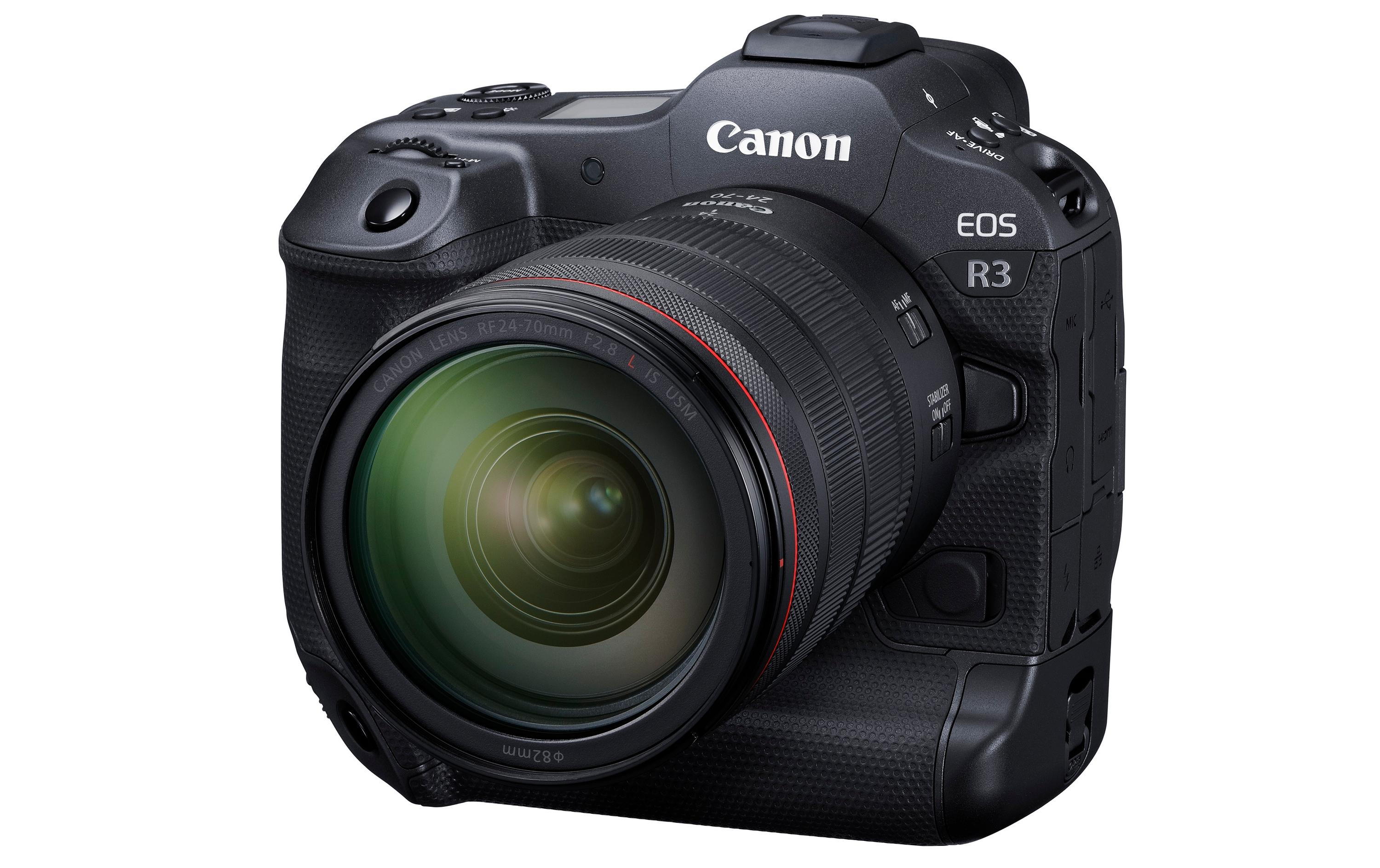 Fotokamera EOS R3 Kit 24-70<br>Blitzschnelle Systemkamera mit zusätzlichem Objektiv