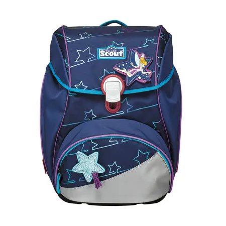 Scout Schulranzen-Set Alpha Blue Star mit Sporttasche, 4-teilig