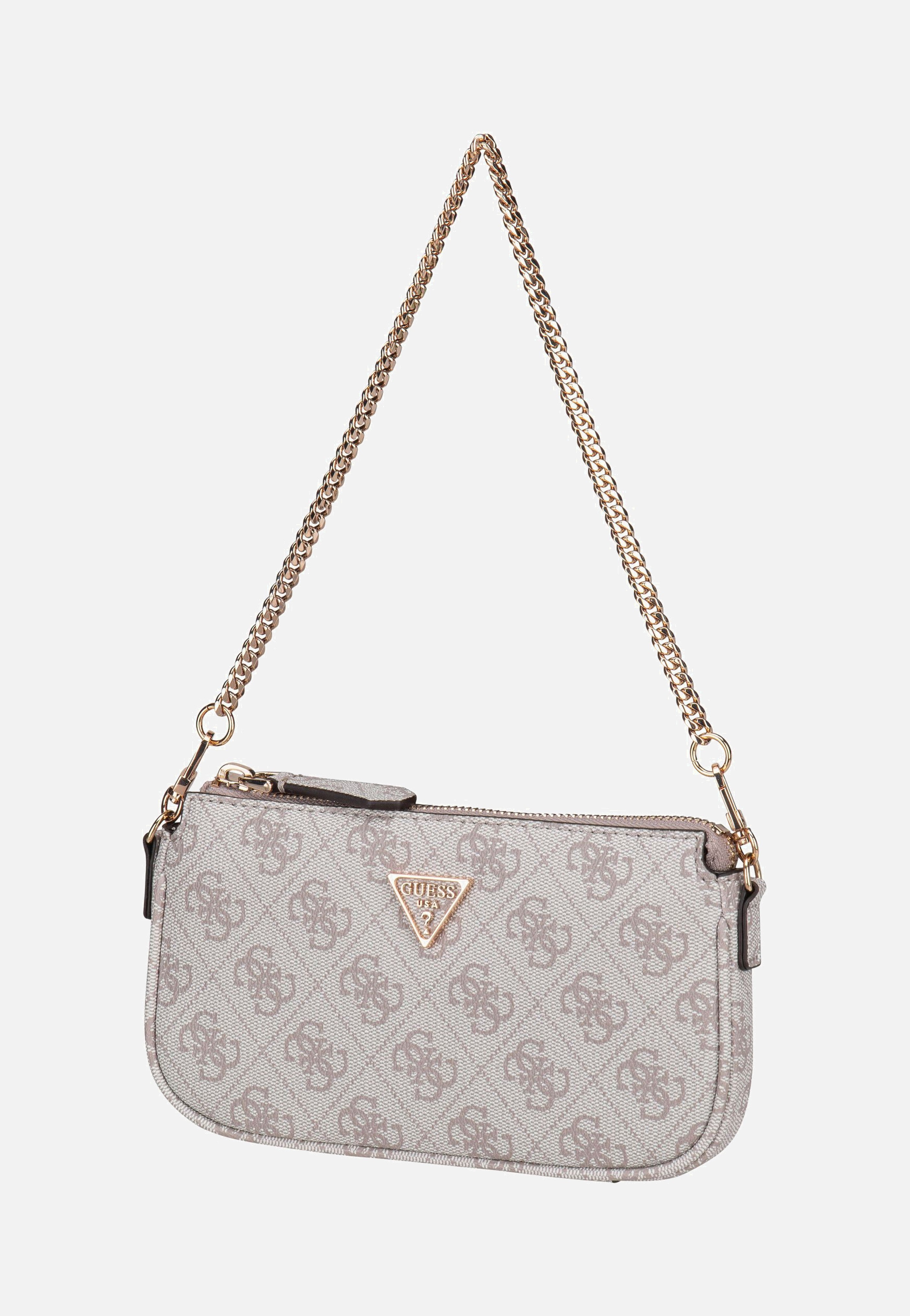 Noelle II Double Pouch CB Logo 72710 Dark Taupe - Crossbody Bag