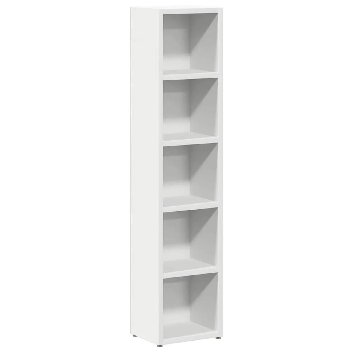 vidaXL 2 Armoires à CD Blanc