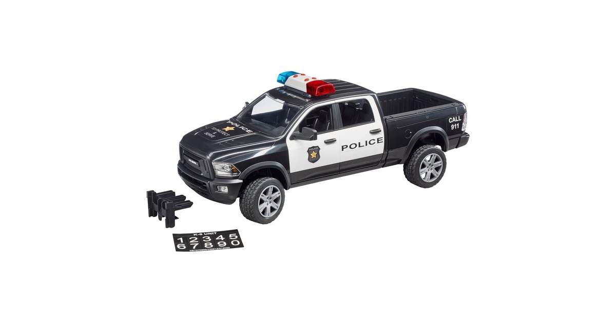 bruderRAM 2500 politie pick-up Modelvoertuig  (02505)