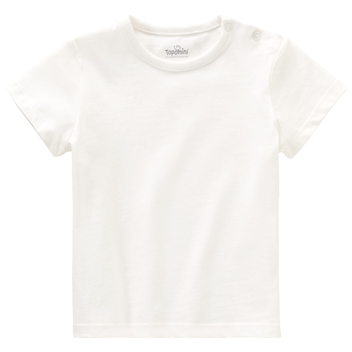 Topomini Baby Latzhose und T-Shirt im Set beige / hellblau / weiss