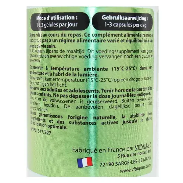 Vit'all+ Boswellia Serrata 230mg 60 cápsulas vegetais