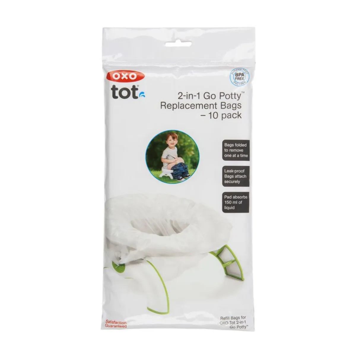 Oxo Tot Sac de Recharge pour Pot 2-in-1 Go Potty™ - Paquet de 10