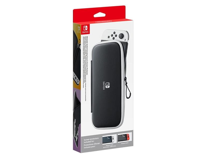 Nintendo Tasche Switch & -Schutzfolie Transport-Case für Nintendo Switch inklusive Display-Schutzfolie