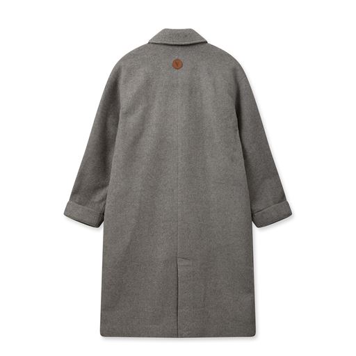 Mos Mosh Venice Uldfrakke, Grey Melange, S