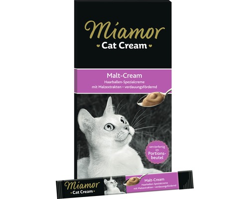 Kattensnack Miamor Confect Malt Cream 6x15 g