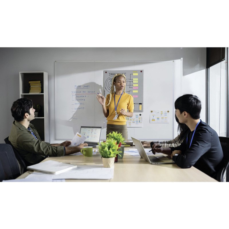 Tableau blanc magnetique Outsize 180 x 100 cm Bi-Office