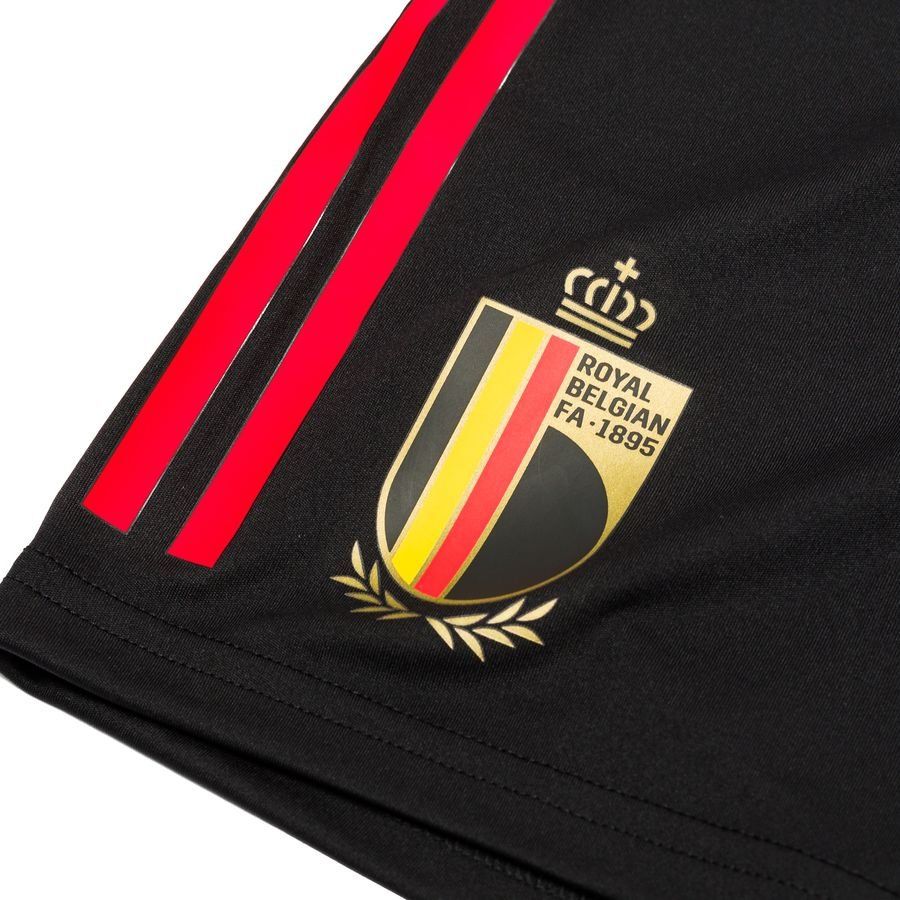 Belgique Short d'Entraînement Tiro 24 - Noir/Rouge