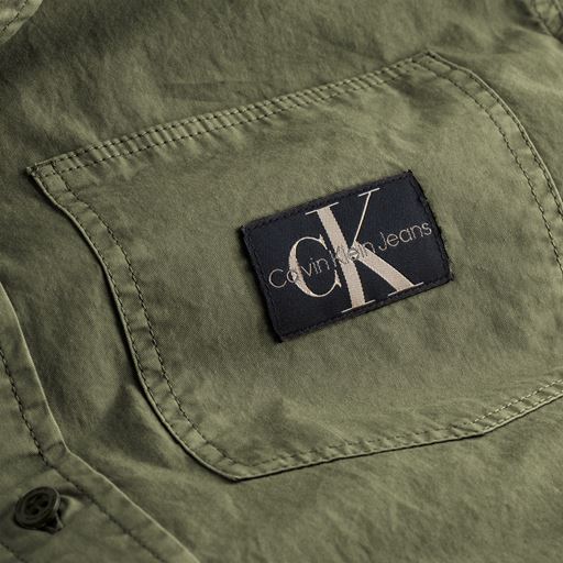 Calvin Klein Jeans Regular Skjorte, Dusty Olive, XL