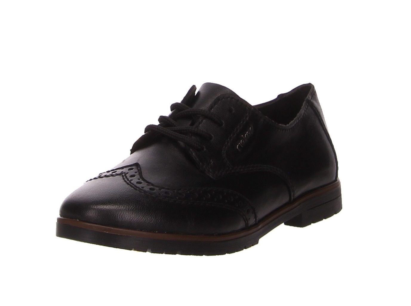 Rieker Schnürschuhe schwarz schwarz