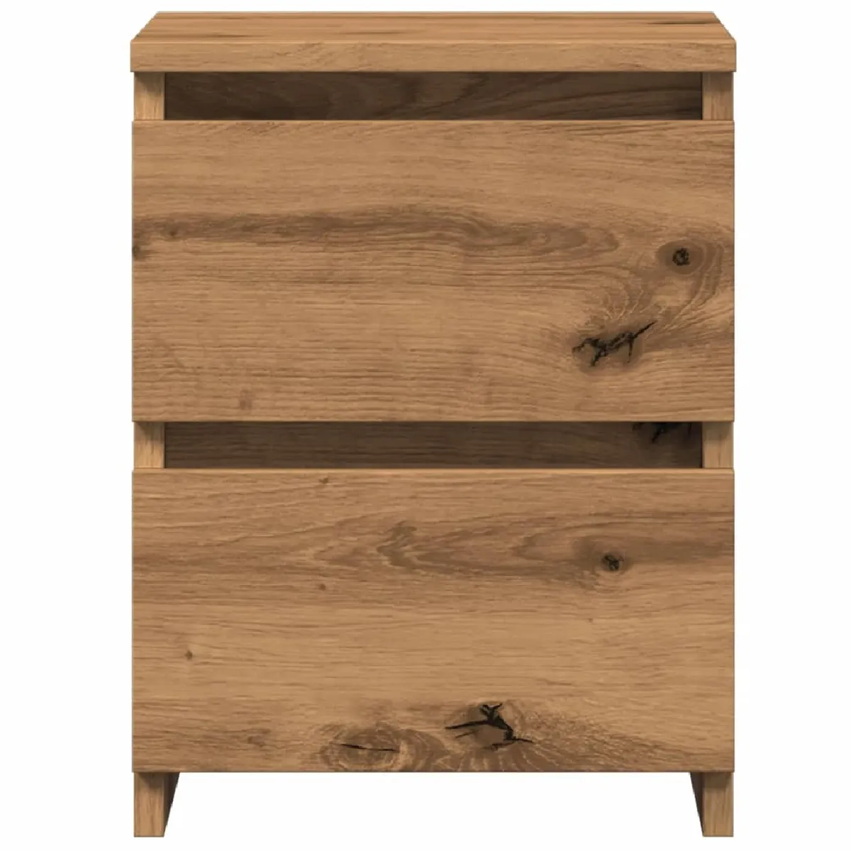VIDAXL Table de chevet 30x30x40 cm - Chêne artisanal