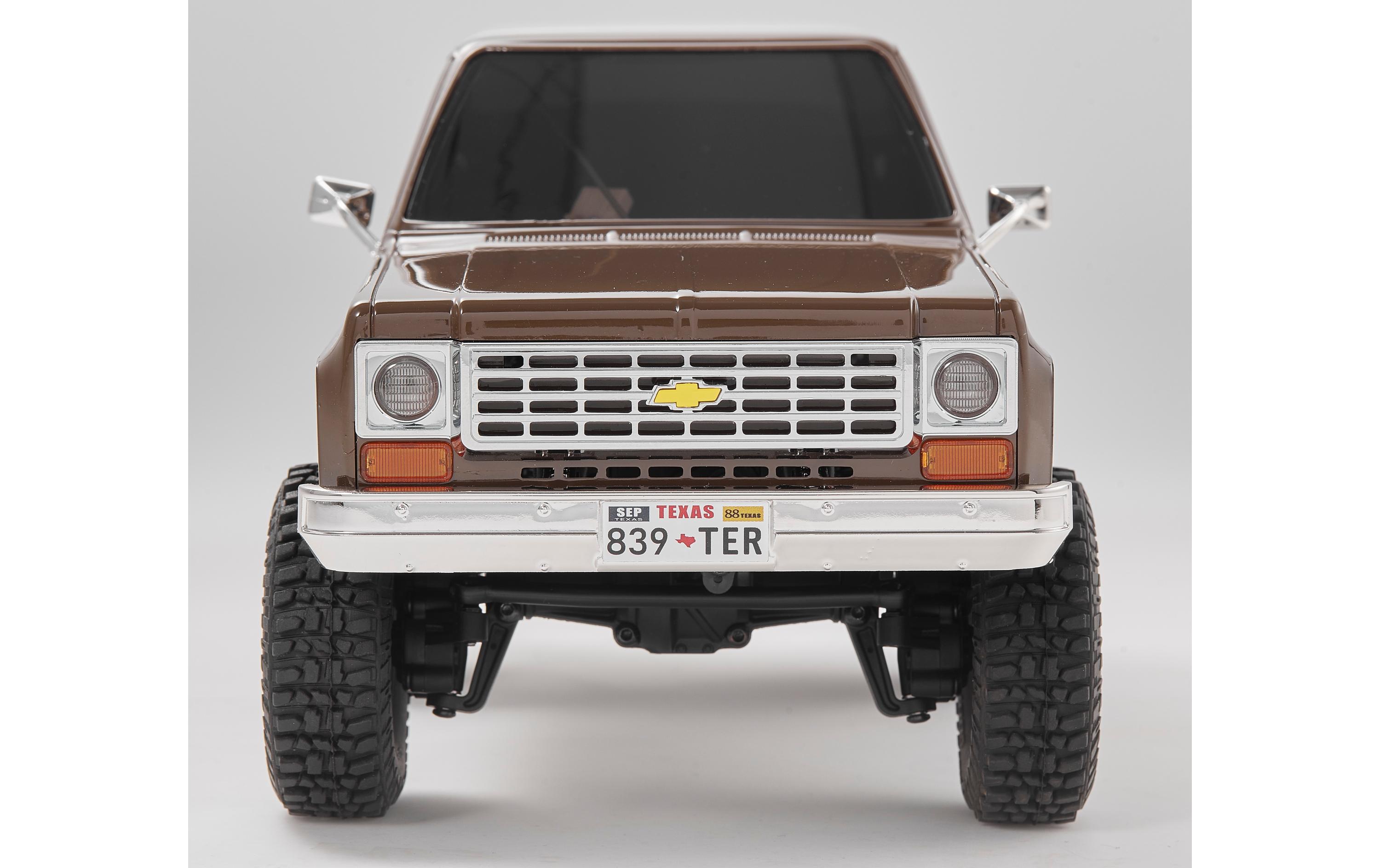 Scale Crawler Chervolet K5 Blazer, Braun, RTR, 1:24<br>FCX24 Mini Rock Crawler mit detaillierter Chevy Blazer Karosserie und 2-Gang Getriebe